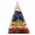 Pyramide Orgonite – 7 Chakras Fleur de Vie
