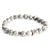  Bracelet agate grise Couronne de lingots | bracelet pierres précieuses - MOODYZEN